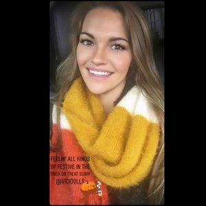 Vici Trick or Treat Candy Corn Fall Scarf